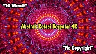 Video Latar Belakang Abstrak Rotasi Berputar 4K 