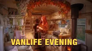 VANLIFE:  My Evening Routine 🌙 Alone in a Van