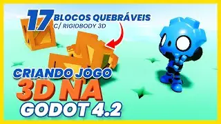 EP.17 - CAIXAS QUEBRÁVEIS com RIGID BODY | CURSO JOGO 3D na Godot 4.2