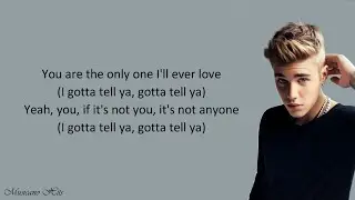 Justin Bieber - Anyone (Lyrics)