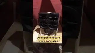 Caixa caseira com sub em construção