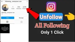 Auto Unfollowing App: How to UNFOLLOW everyone on instagram in 2021 || New Instagram Trick 2021