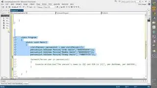 014 Create a List of Objects and Step Through It