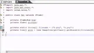 Java Video Tutorial Part 68 |  JComboBox