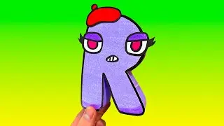Paper Craft | FRENCH Alphabet Lore R