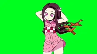 Anime Green Screen: Demon Slayer - Nezuko Kamado