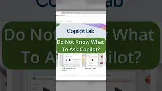 Use Copilot Lab for its library of real-world prompt samples. #copilot #copilotlab #genai #prompts