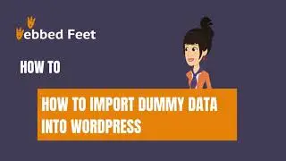 How to Import Dummy Data into WordPress