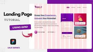 Design website in Figma | Daily UI Design Challenge | Day 3 Landing Page