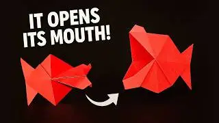 How to Make an Origami Talking Fish Toy