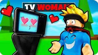 TV WOMAN Has a Crush on Me in ROBLOX!!