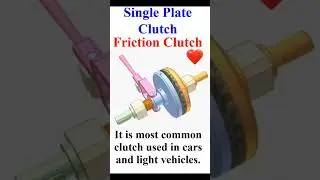 Clutch, Single plate, friction clutch