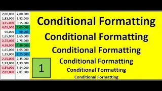 Excel Path - Conditional Formatting Part 1