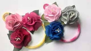 D.I.Y: Porta  Pano de Prato com flores de feltro  ( como fazer)