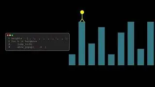 BarLeapWithCode my first vidoe animated  by code
