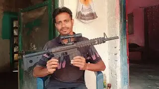 G3 wooden fake gun//G3 लकड़ी का नकली गन