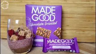 Vegan Chia Seed Pudding ft. MadeGood Drizzled Crispy Squares
