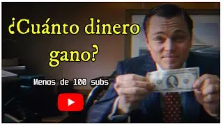 CUANTO DINERO GANA un YOUTUBER PEQUEÑO - Cifras reales