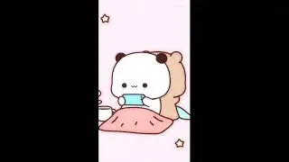 Beruang Dan Panda Sedang Main HP