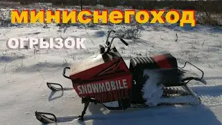 миниснегоход огрызок  ( первая самоделка )