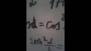 Формулы половинного угла