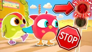 Учимся переходить ДОРОГУ 🚦🎶 Веселые песенки для самых маленьких — Мультик Совенок Хоп Хоп