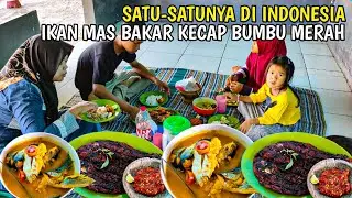 UNIK!!! KETEMU IKAN MAS BAKAR KECAP MERAH "UWENAK" DI KING FISHING SIDOARJO