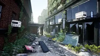 Unreal Engine 4 ~ Abandoned City Alley | Speed Level Art