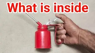 What is inside an oil can | Exploring the Contents of an Oil Can #oilcan