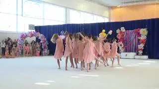 Гимнастки городского округа Щелково с показательным выступлением 