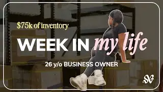 SMALL BUSINESS VLOG # 01 // Unboxing $75,000 of Inventory, Try on Haul, & More! // BTS