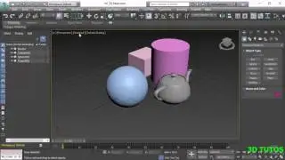 3Ds max 2017 Selecting and Viewing Objects