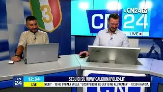 Napoli, “nuovo acquisto” per Conte: le ultime da Castel Volturno 🔴 CN24 Live