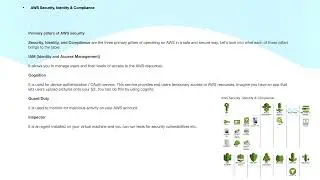 AWS Security, Identity & Compliance