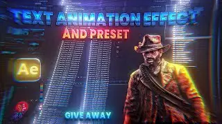 Free Text Animation Presets And Effect giveaway | After Effects