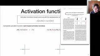 Group Equivariant Deep Learning - Lecture 2.6: Activation Functions for Steerable G-CNNs