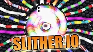 Первый Раз поиграл в Slither io