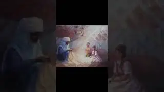 Қазақ ұл баланы басынан сипамаған.