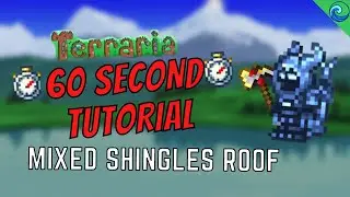 TERRARIA TUTORIALS - MIXED SHINGLES ROOF 