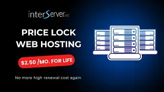 InterServer Price Lock Gurantee Web Hosting - $2.50/Mo. For Life