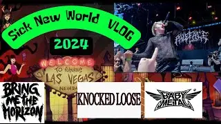 Sick New World 2024 Vlog!! 🙌🙌 Bad Omens, Lorna Shore, Knocked Loose, Paleface Swiss, Sunami and more