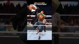 John Cena Celtic War Sword Punch #wwe #wwe2k22