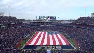 Buffalo Bills PREGAME FLAG & Fly Over