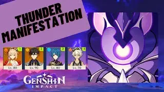 Thunder Manifestation World Boss Fight (feat. Yoimiya) | Genshin Impact 2.1