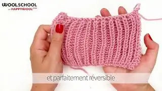 Apprendre à tricoter les côtes anglaises (ou point de brioche) (Tuto tricot facile)