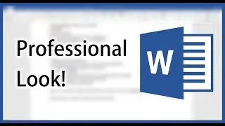 One simple tips to make your documents looks much more PROFESSIONAL in Word!