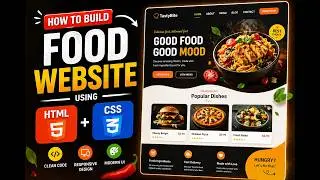 Food website using html and css