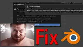 Blender Repository fix (Expired Certificate)