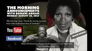 The Morning Announcements with Bomani Armah 8-28-2023
