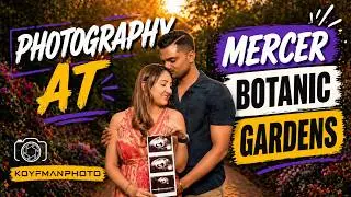Outdoor off camera flash photography at Mercer Botanic Gardens